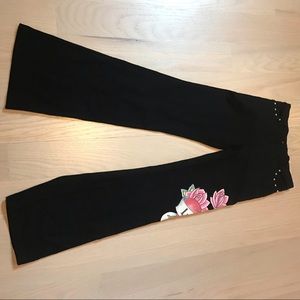 Stretchy black pants